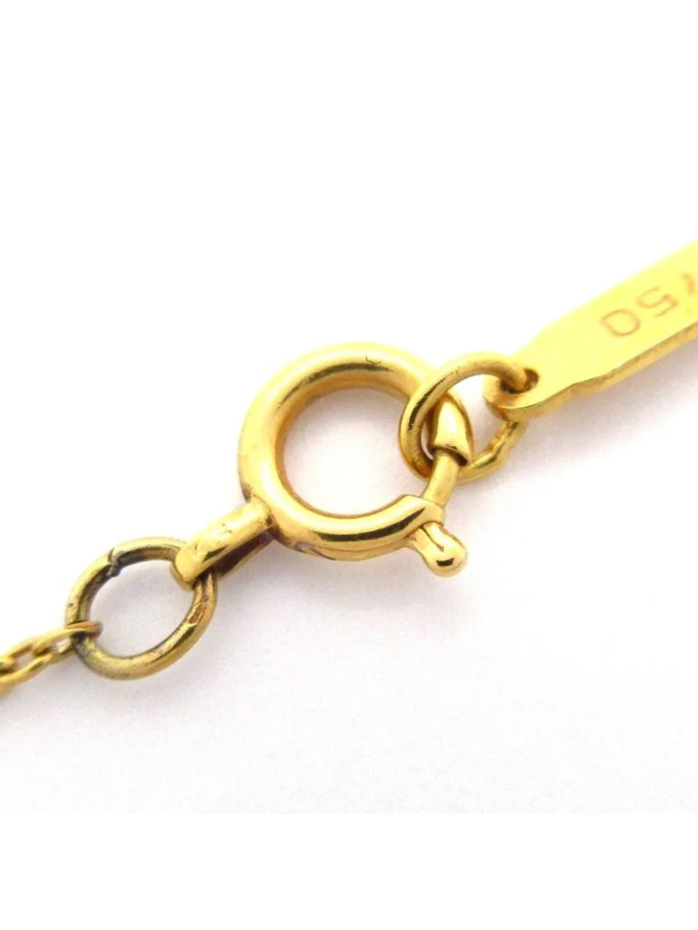 Tiffany & Co Necklace 18k Yellow Gold Black Shell